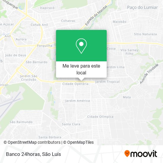 Banco 24horas mapa