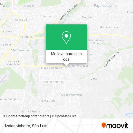 Izaiaspinheiro mapa