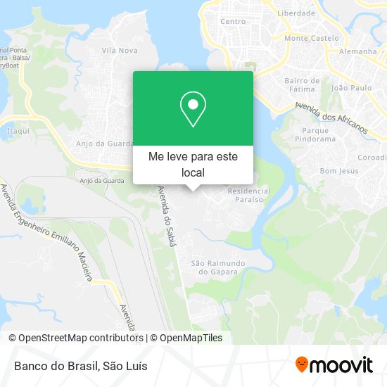 Banco do Brasil mapa