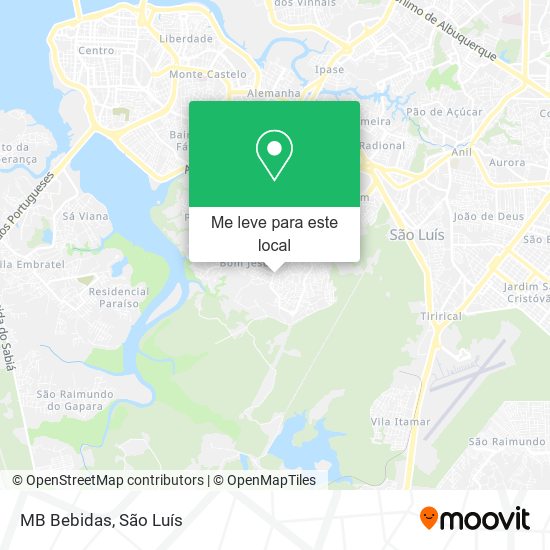 MB Bebidas mapa