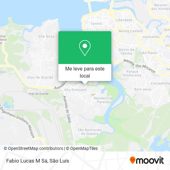 Fabio Lucas M Sá mapa