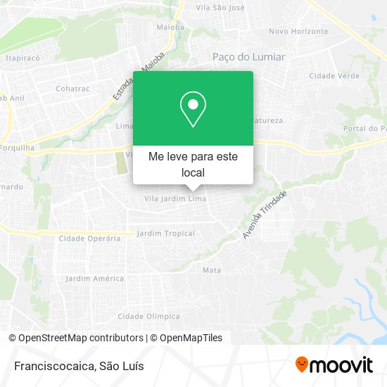 Franciscocaica mapa