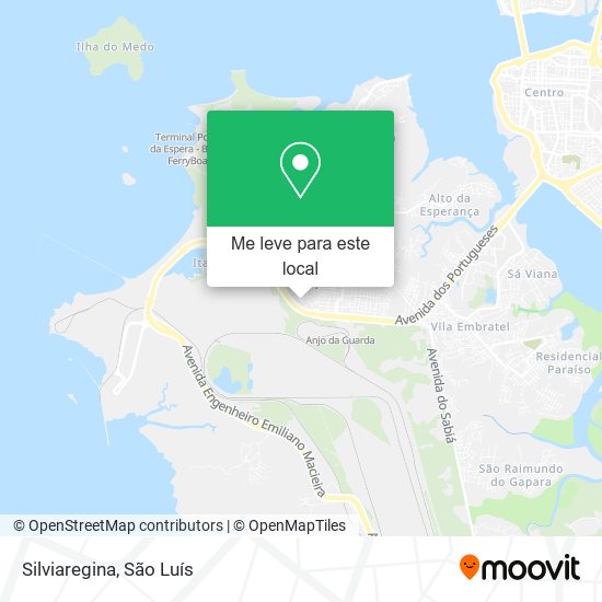 Silviaregina mapa