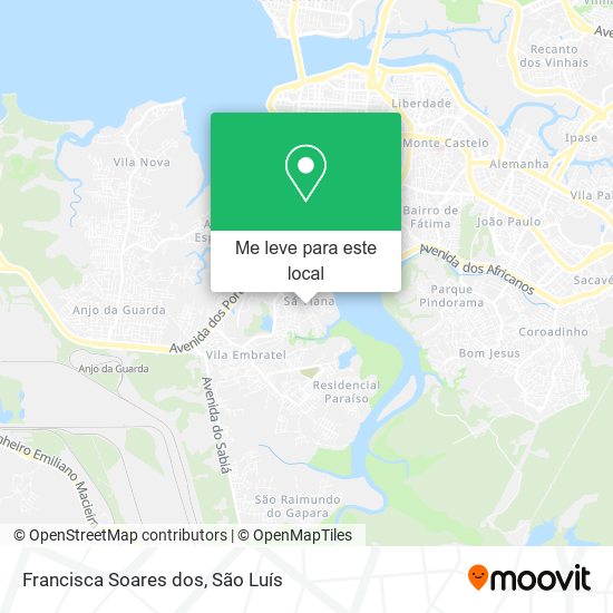 Francisca Soares dos mapa