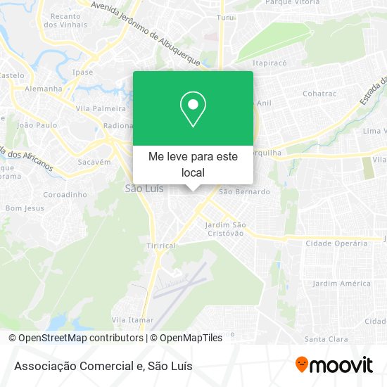 Associação Comercial e mapa