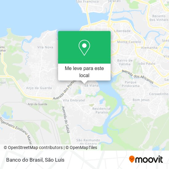 Banco do Brasil mapa