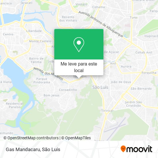 Gas Mandacaru mapa