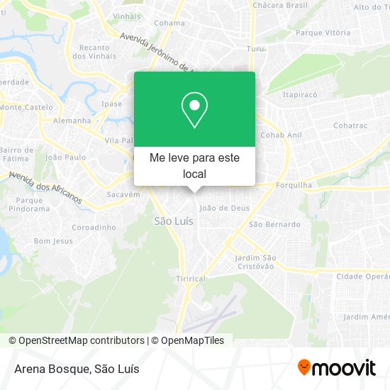 Arena Bosque mapa