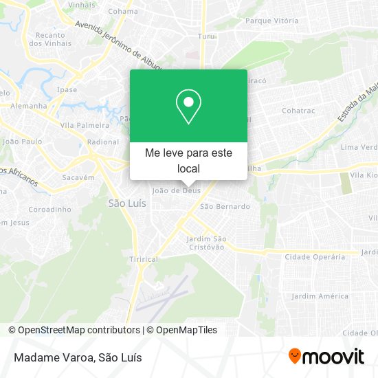 Madame Varoa mapa