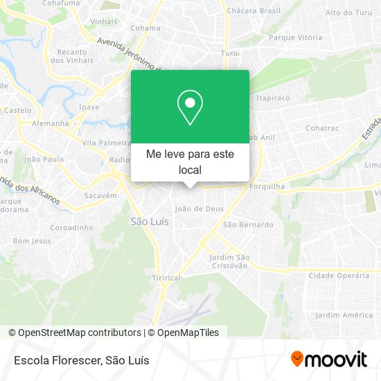 Escola Florescer mapa
