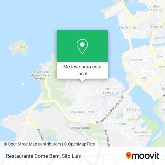 Restaurante Come Bem mapa