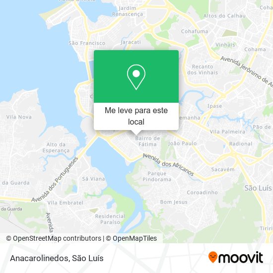 Anacarolinedos mapa