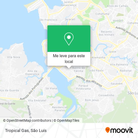 Tropical Gas mapa