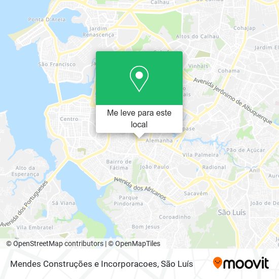 Mendes Construções e Incorporacoes mapa