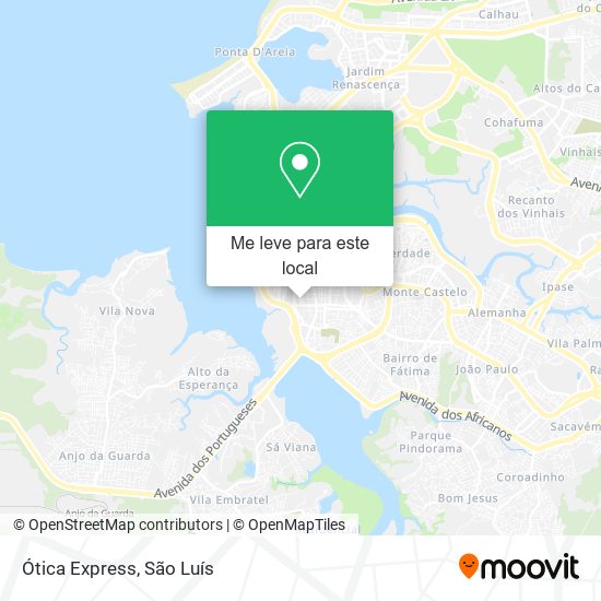 Ótica Express mapa
