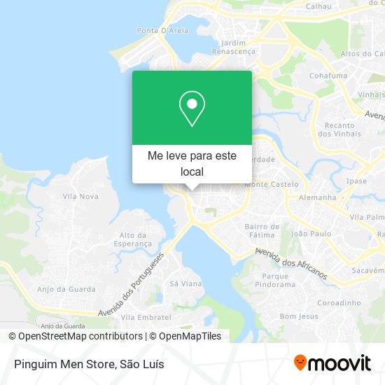 Pinguim Men Store mapa