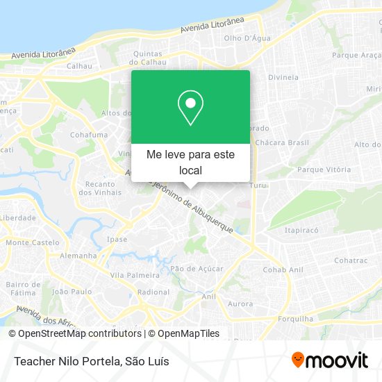 Teacher Nilo Portela mapa
