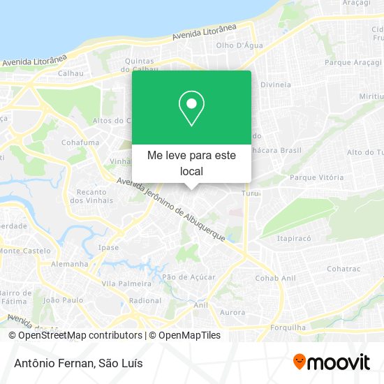 Antônio Fernan mapa