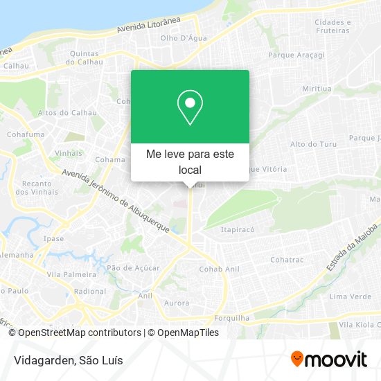 Vidagarden mapa