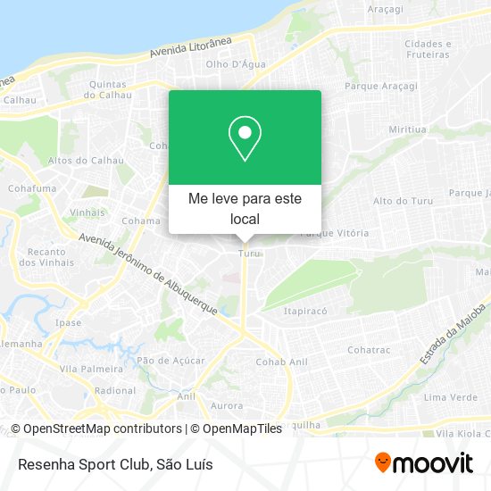 Resenha Sport Club mapa
