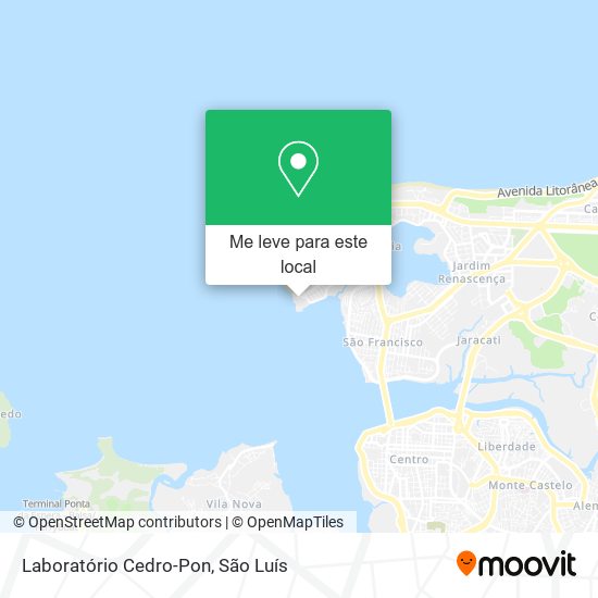 Laboratório Cedro-Pon mapa