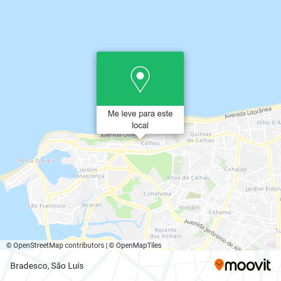 Bradesco mapa