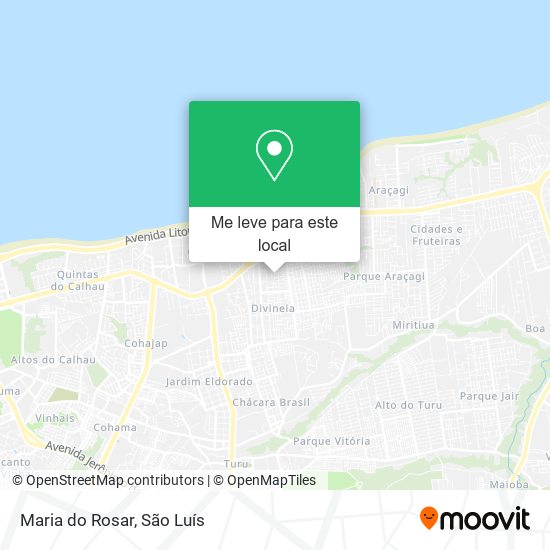 Maria do Rosar mapa