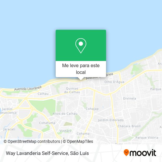 Way Lavanderia Self-Service mapa