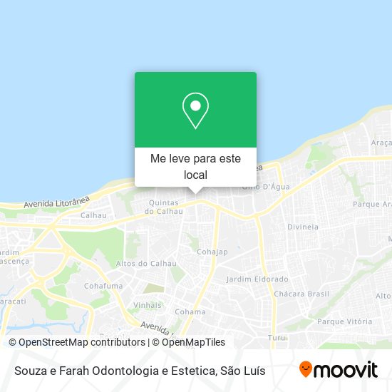 Souza e Farah Odontologia e Estetica mapa