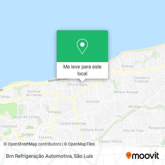 Brn Refrigeração Automotiva mapa