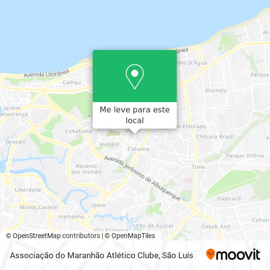 Associação do Maranhão Atlético Clube mapa