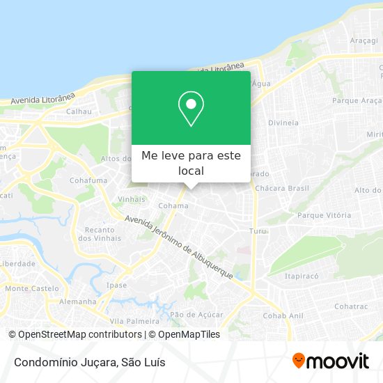 Condomínio Juçara mapa