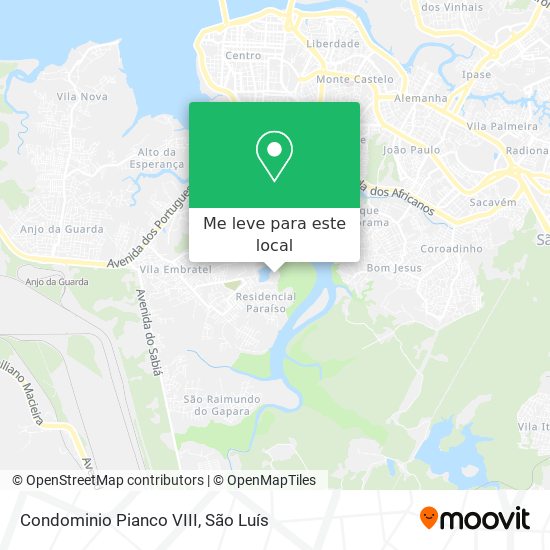Condominio Pianco VIII mapa
