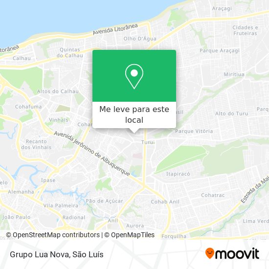 Grupo Lua Nova mapa
