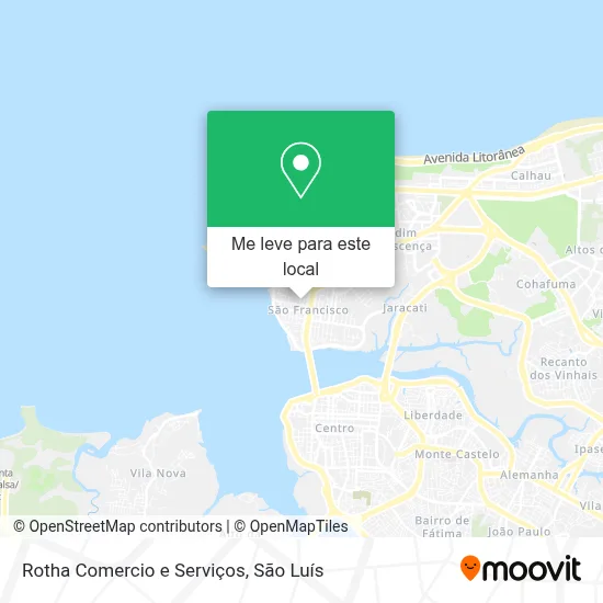 Rotha Comercio e Serviços mapa