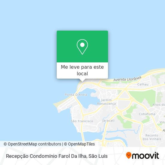 Recepção Condomínio Farol Da Ilha mapa