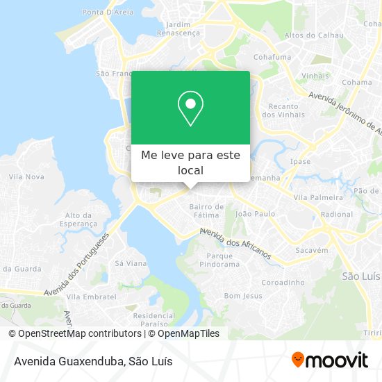 Avenida Guaxenduba mapa