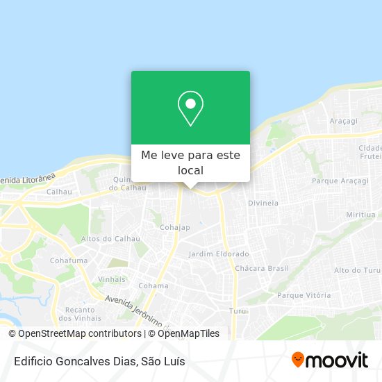 Edificio Goncalves Dias mapa