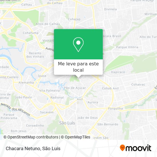 Chacara Netuno mapa