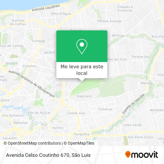 Avenida Celso Coutinho 670 mapa