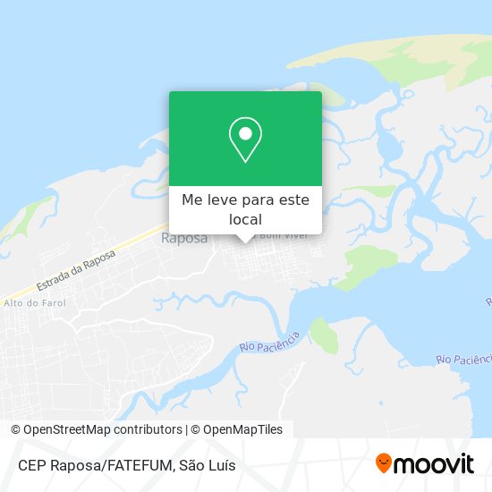 CEP Raposa/FATEFUM mapa