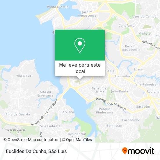 Euclides Da Cunha mapa