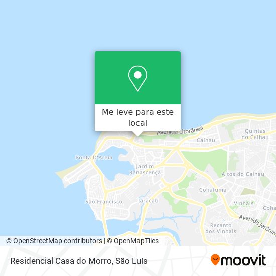 Residencial Casa do Morro mapa