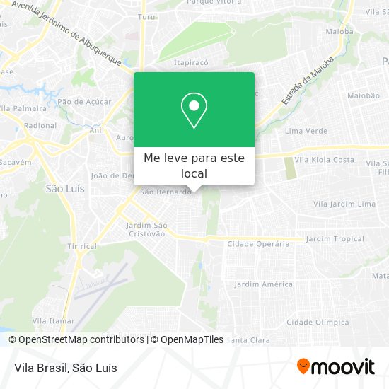 Vila Brasil mapa