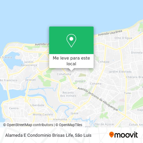 Alameda E Condominio Brisas Life mapa