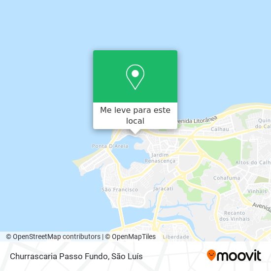 Churrascaria Passo Fundo mapa