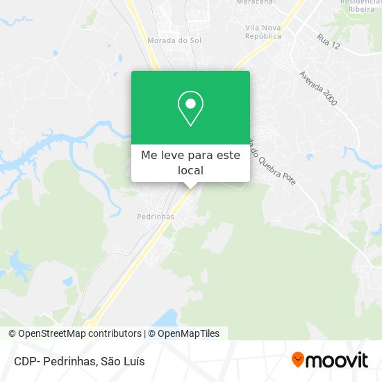 CDP- Pedrinhas mapa