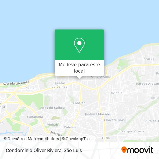 Condominio Oliver Riviera mapa