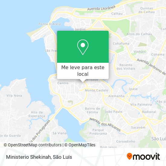 Ministerio Shekinah mapa