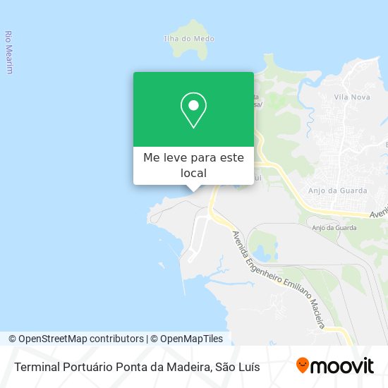 Terminal Portuário Ponta da Madeira mapa